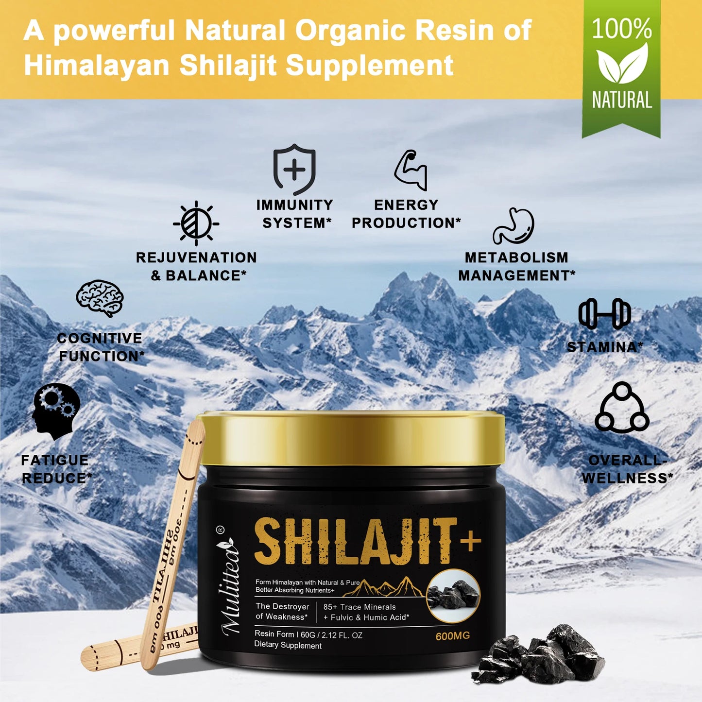 HimalayaVital Natural Shilajit Resin